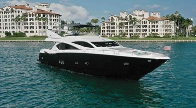 $46K Price Reduction on 25m Sunseeker 82 Superyacht Fins Up 
