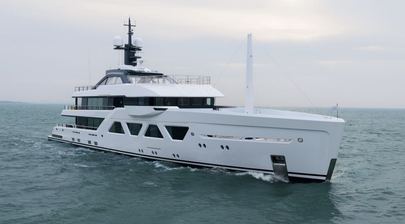 Ninth Amels 60 Motor Yacht Begins Sea Trials in North Sea