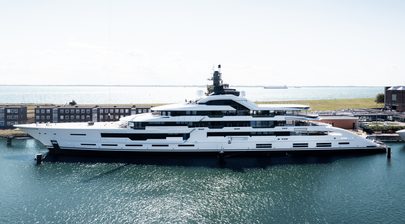 Superyacht Project Tanzanite Launched as the Largest Dutch-Built Vessel by Amels