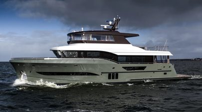 WATCH: Second Steeler Ocean Explorer 85 Yacht Moss Completes Sea Trials 
