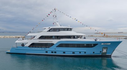 Cantiere delle Marche Launches First Acciaio 130 40m Explorer Yacht Presence