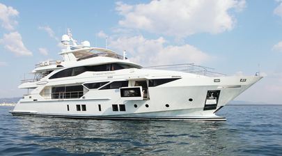 $905K Price Drop on 38m Benetti Fast 125 Superyacht Inspiration