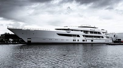 Feadship Project 707 launched and named super yacht BOARDWALK