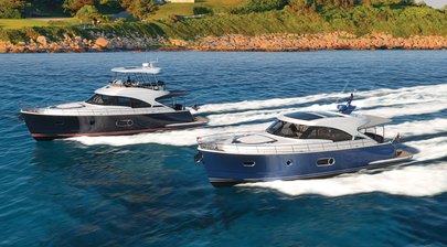 New Riviera Belize 55 Sedan and Daybridge Boats Revealed With Downeaster Styling