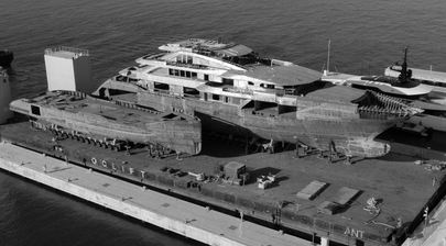 Outfitting Begins on Second ISA Classic 65 and Unica 45M Steel Superyachts