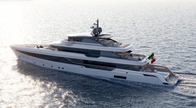 First Hybrid Admiral Panorama 53m Superyacht Enters Outfitting Stage 