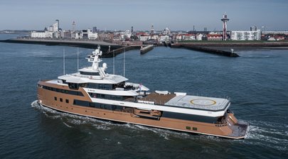 Damen’s “ultimate crossover” SeaXplorer 77 exployer yacht La Datcha delivered