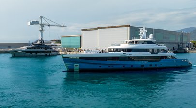 Second 53m Admiral Panorama Superyacht Silvia Launched with Hybrid Propulsion