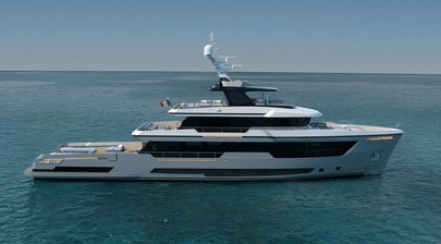 WATCH: Interiors of First Columbus Crossover 42 Superyacht Big Naan Revealed