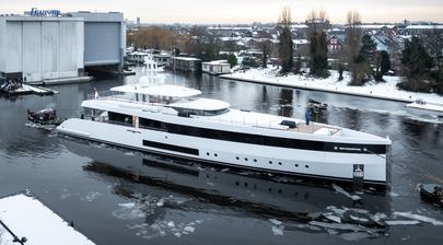 50m Custom Feadship Superyacht Graycliffs Delivered