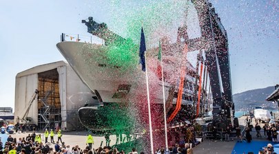 First 60m Baglietto T60 Hits the Water as Yard’s Largest Yacht Yet