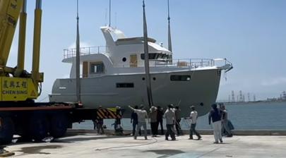 WATCH: Next-Gen Nordhavn 46 Motor Yacht Launched 37 Years After Original Model