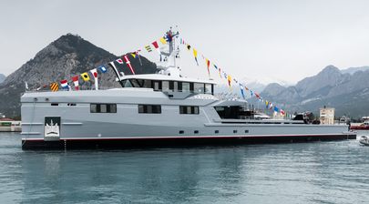 Fourth Damen YS 53 Support Yacht Rafter Launched at Antalya Facility