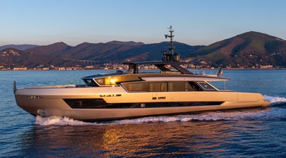 ISA Yachts Unveils First 39m Viper 130 Superyacht Fast Naan With Innovative Three-Level Aft Deck