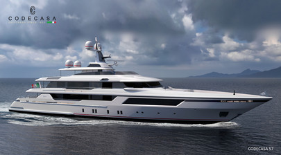 Codecasa reveals all-new 57m superyacht