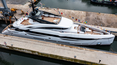 ISA Yachts announce launch of M/Y UV II at Ancona shipyard