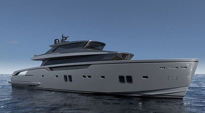 First Sanlorenzo SX112 crossover yacht nears completion