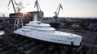 Superyacht Amels 8002 Launched by Damen Yachting