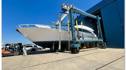 Latest Viking 90C Sportsfisher Yacht Heads for Sea Trials in New Jersey