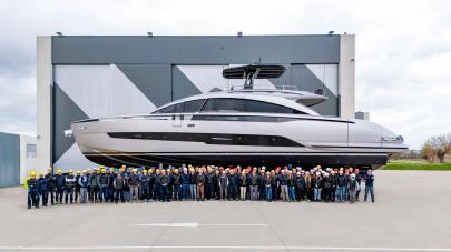 Ferretti launches first Pershing GTX80 for sale