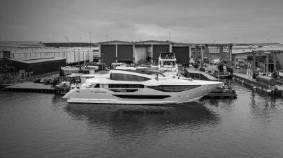 First Sunseeker 134 Superyacht Arrives in Poole 