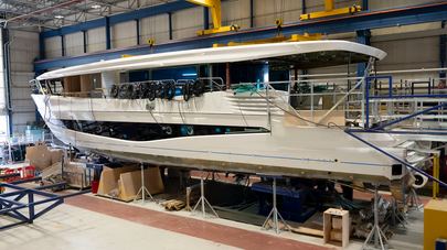 Princess X90 Yacht Reaches Key Build Milestone Ahead of Summer Debut