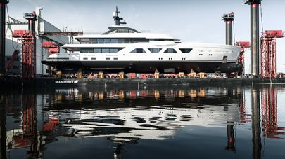 New Amels 60 Superyacht Launched and Sold as Final Outfitting Begins