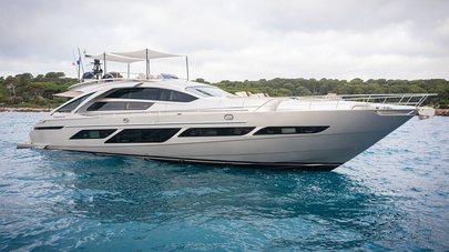 €750K Price Reduction on 28m Pershing 9X Motor Yacht Magic of Ayr
