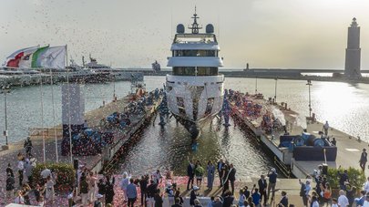 Benetti B.YOND 37m launches first hull in Livorno