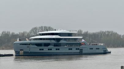 61m Leapher Polar Explorer Yacht Horizon Launched in the Netherlands