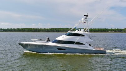 $495K Price Drop on 28m Viking 92EB Sportsfisher Yacht Touche 