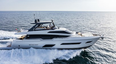 24m Ferretti 780 Motor Yacht Cloud Nine Listed for Sale 