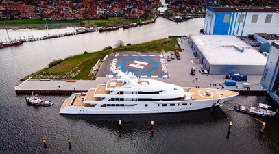 Feadship launches its largest this year: 95m superyacht BLISS