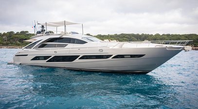 €750K Price Reduction on 28m Pershing 9X Motor Yacht Magic of Ayr