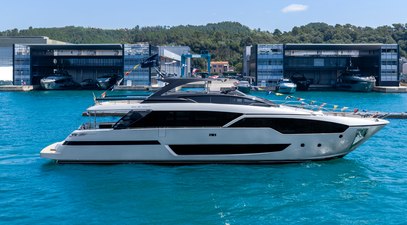 WATCH: First Riva 96' Argo Super Yacht Launched Ahead of 2026 Cannes World Debut