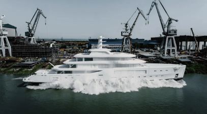 Fourth Amels 80 Superyacht Launched in Galati 