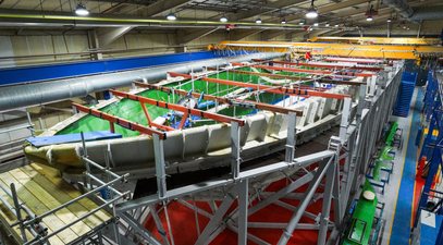 Sunseeker 134 Superyacht Reaches Construction Milestone With First Hull Lamination