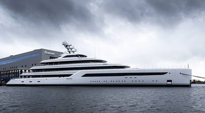 PHOTOS: Feadship’s 88m superyacht ZEN spotted being put through paces