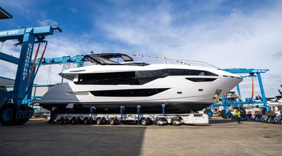 Sunseeker 100 Yacht hits the water