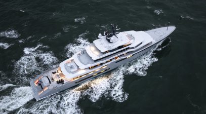 Watch the 111m Oceanco Superyacht Leviathan Begins Sea Trials in the Netherlands