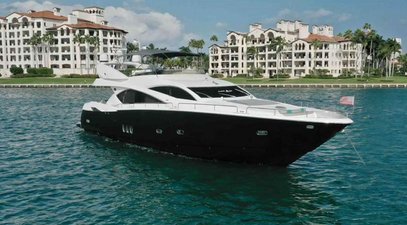 $46K Price Reduction on 25m Sunseeker 82 Superyacht Fins Up 