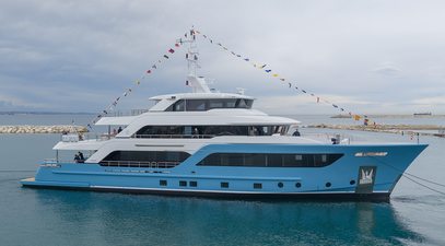 Cantiere delle Marche Launches First Acciaio 130 40m Explorer Yacht Presence
