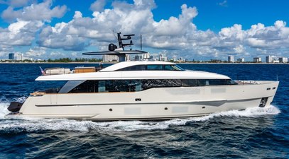 28m Sanlorenzo SD90 Motor Yacht Midlife Muse Listed for Sale for First Time