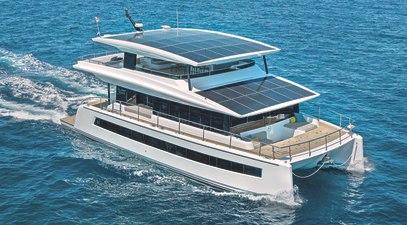 Silent 62 3-Deck Solar Electric Catamaran Makes World Debut at Cannes 2024