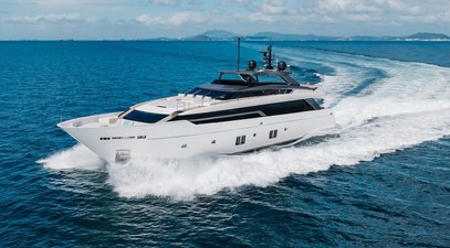 37m Sanlorenzo SL120 Asymmetric Motor Yacht Ambar Listed for Sale