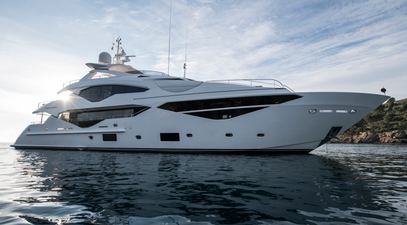 40m Sunseeker 131 Superyacht Berco Voyager Listed for Sale