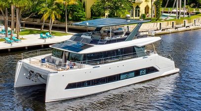First Solar-Electric Oceanwalker S60 Catamaran Delivered to Bahamas After FLIBS Debut