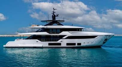 Third Custom Line Navetta 38 Motor Yacht Launched at Ferretti Group’s Ancona Yard