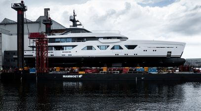 VIDEO: Damen Yachting Launches Latest Amels 60 Superyacht Ahead of Autumn 2025 Delivery
