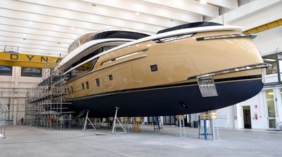 Dynamiq’s flagship 41m superyacht STEFANIA ready for launch